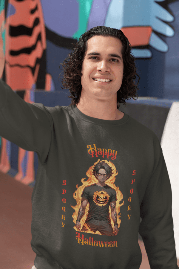 Men In Flames Sweatshirt - Image 13