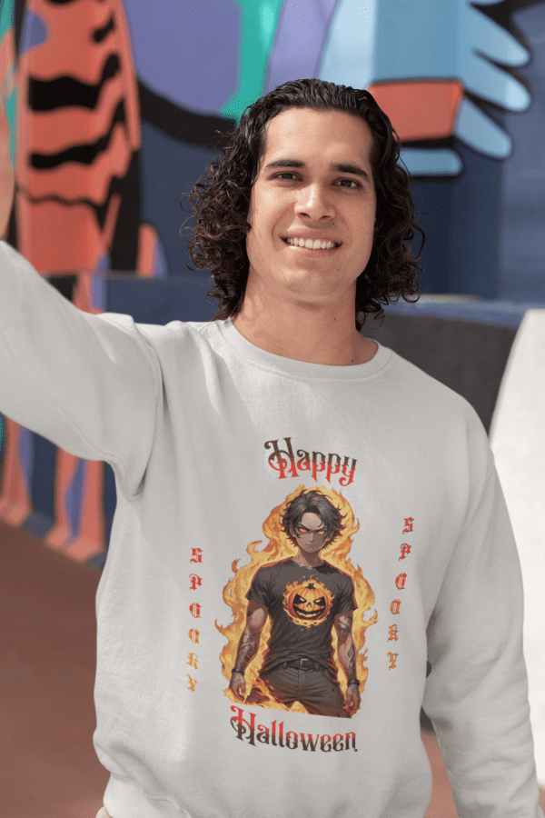 Men In Flames Sweatshirt - Image 16