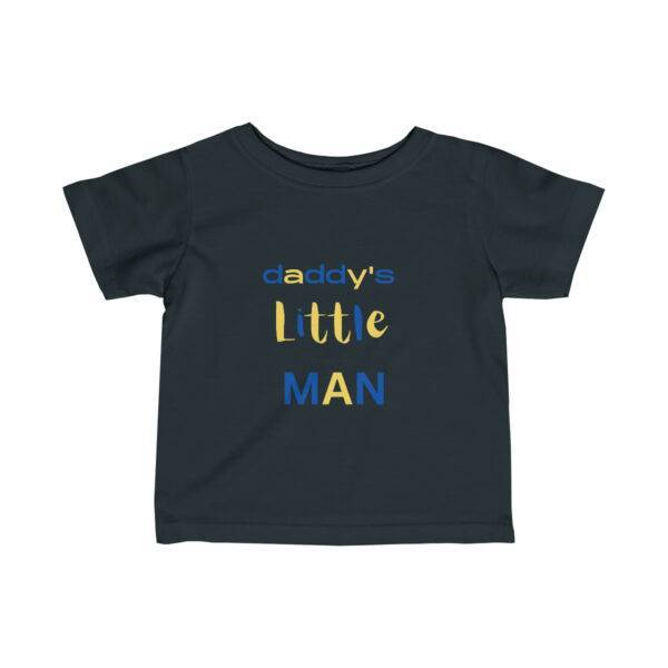Infant Daddy's Little Man T-Shirt - Image 2
