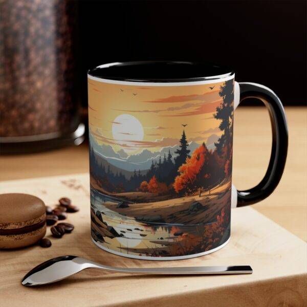 Wooden House Landscape Mug - Image 9