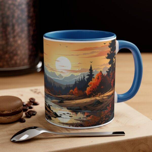 Wooden House Landscape Mug - Image 13