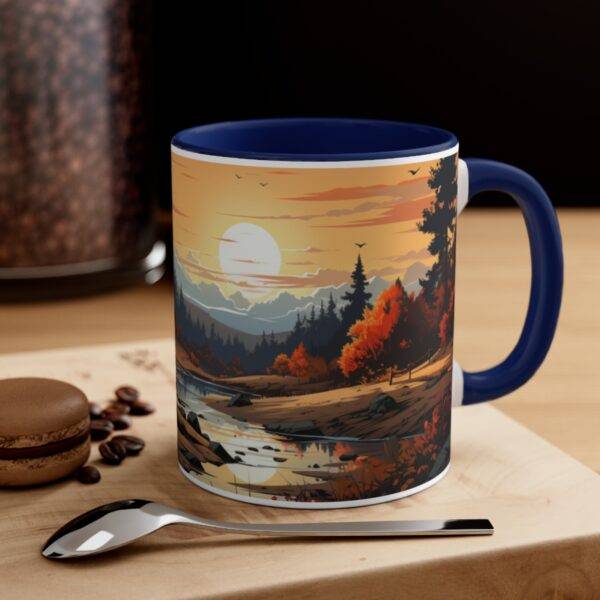 Wooden House Landscape Mug