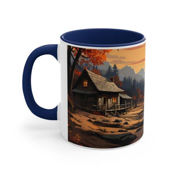 Wooden House Landscape Mug - Image 2