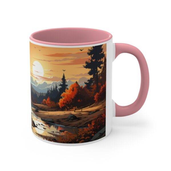 Wooden House Landscape Mug - Image 16