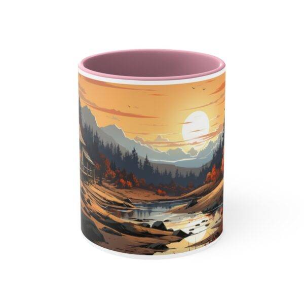 Wooden House Landscape Mug - Image 14