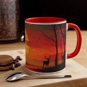 Deers In The Sunset Mug