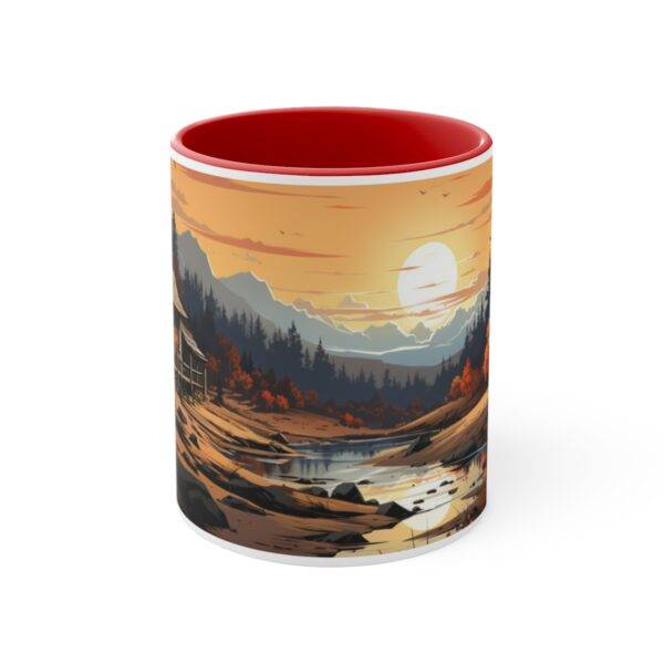 Wooden House Landscape Mug - Image 18