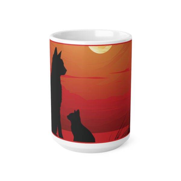 Cats In Sunset Mug - Image 2