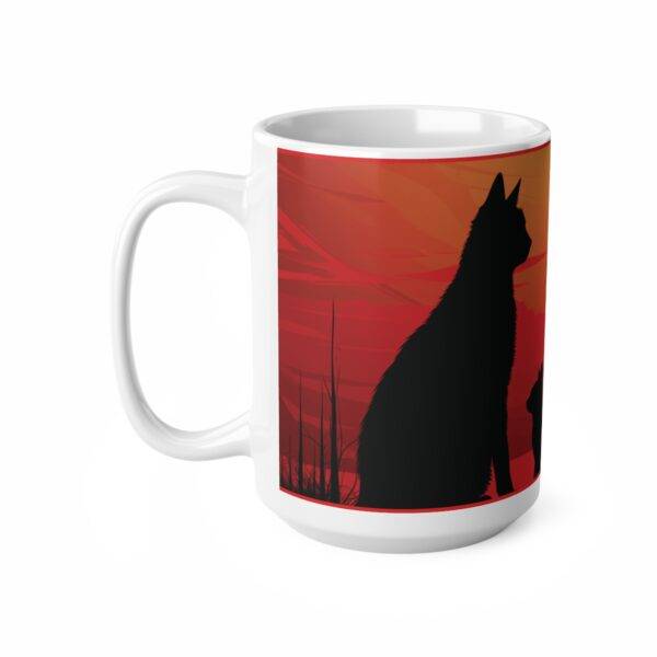 Cats In Sunset Mug - Image 3
