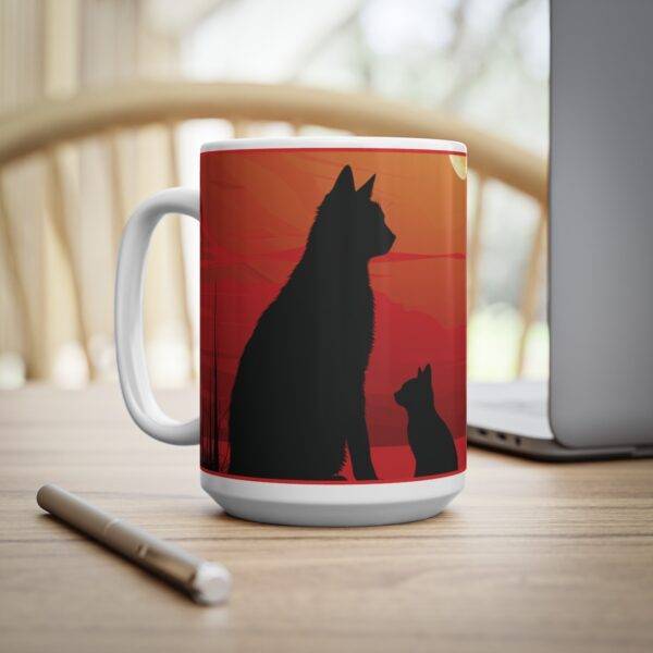 Cats In Sunset Mug - Image 6