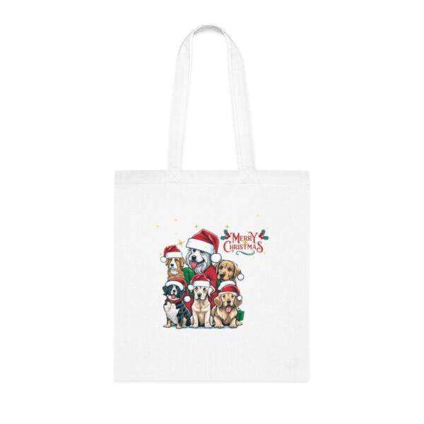 Dog Christmas Cotton Tote - Image 2