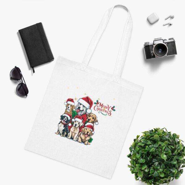 Dog Christmas Cotton Tote - Image 4