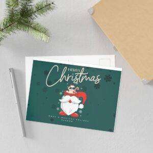 Cat Christmas Postcards