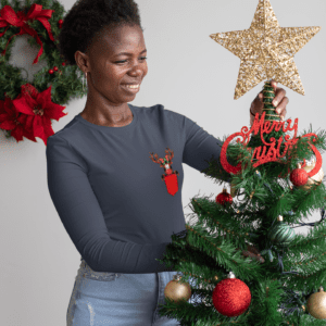 Woman Deer Long Sleeve Tee