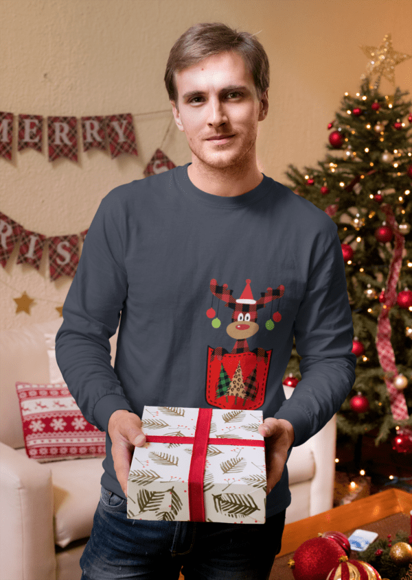 Man Christmas Long Sleeve Tee - Image 10