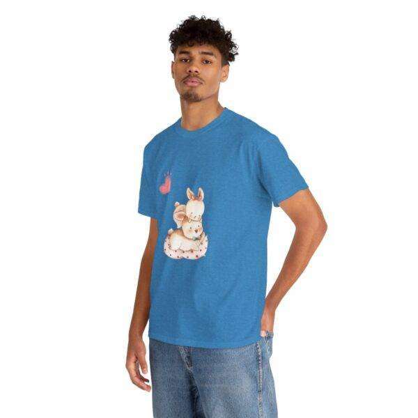 New Men Couple Bunny Love Tee - Image 52