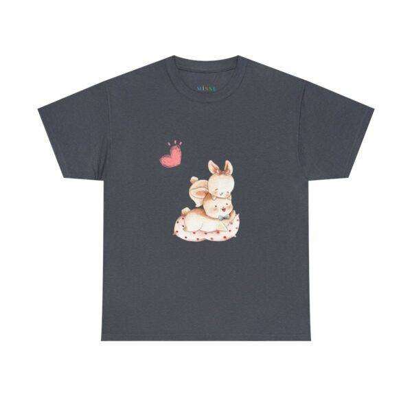 New Men Couple Bunny Love Tee - Image 2