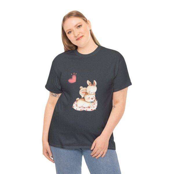 New Men Couple Bunny Love Tee - Image 5