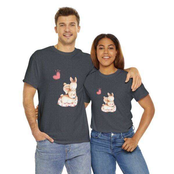 New Men Couple Bunny Love Tee - Image 10