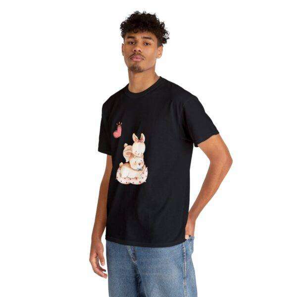 New Men Couple Bunny Love Tee - Image 22