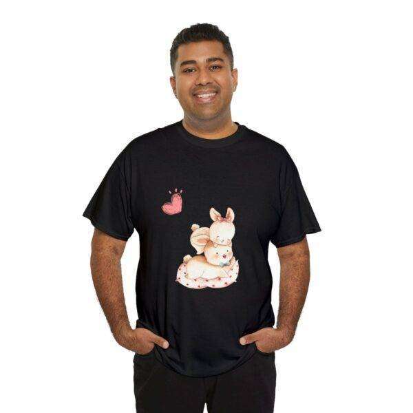 New Men Couple Bunny Love Tee - Image 23