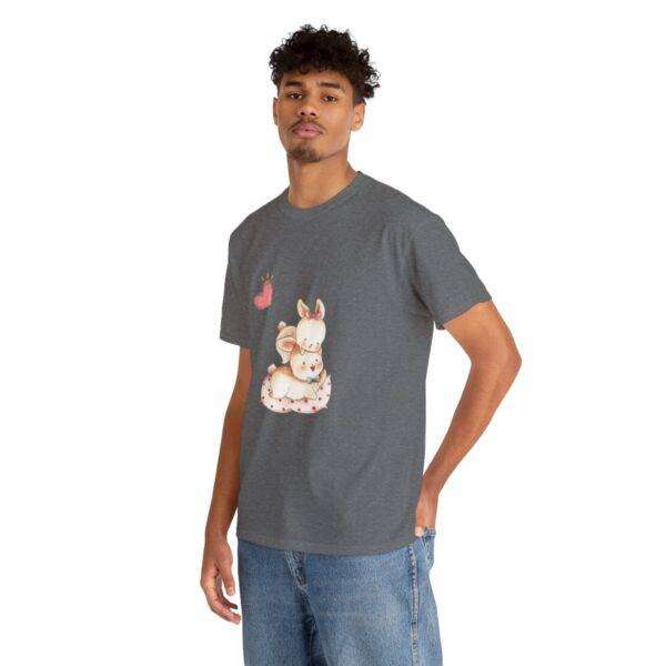 New Men Couple Bunny Love Tee - Image 40