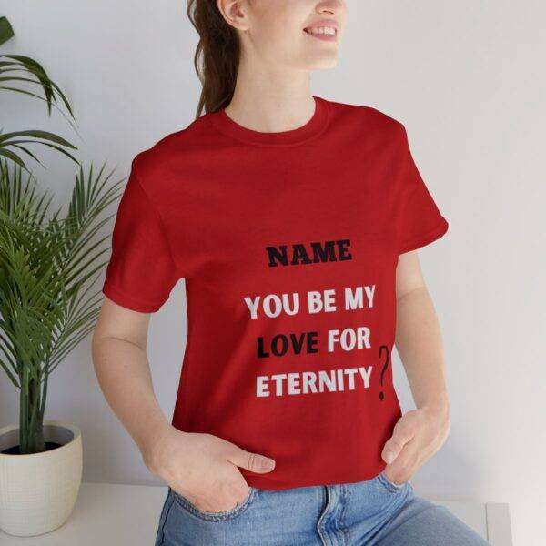 New Unisex Valentine Personalized T-shirt - Image 5