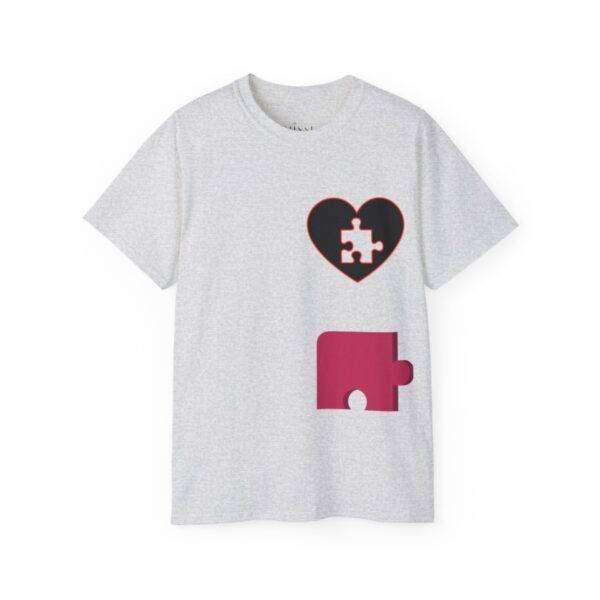 New Woman Couple Puzzle Love Tee - Image 14