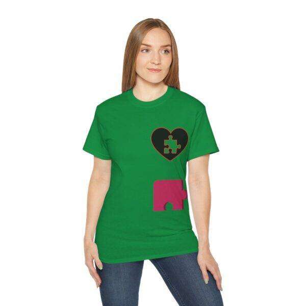 New Woman Couple Puzzle Love Tee - Image 31