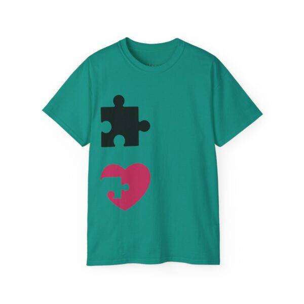 Amazing Man Couple Puzzle Love Tee - Image 51
