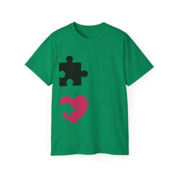 Amazing Man Couple Puzzle Love Tee - Image 44