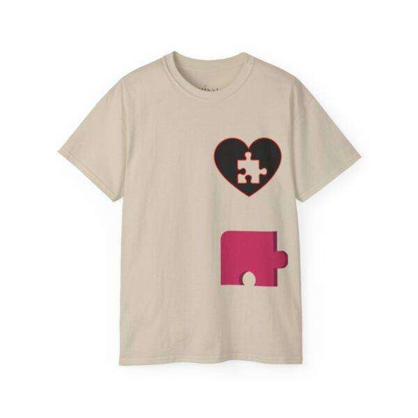 New Woman Couple Puzzle Love Tee - Image 20