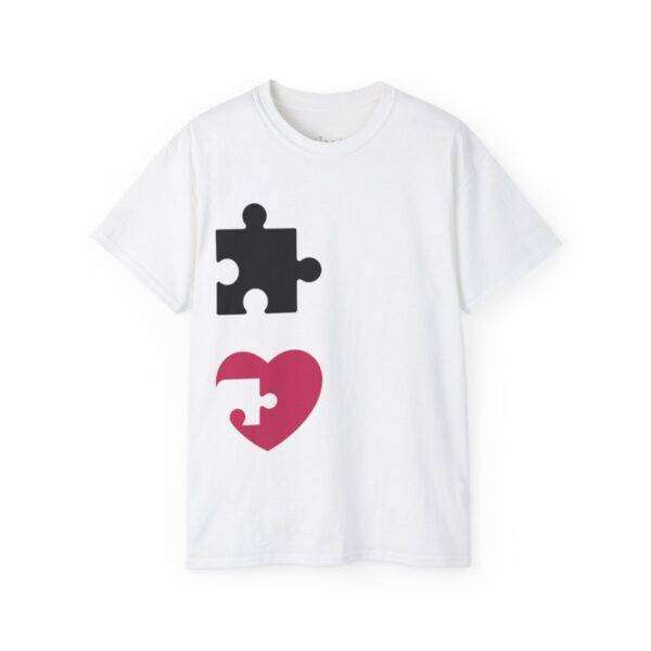 Amazing Man Couple Puzzle Love Tee - Image 9