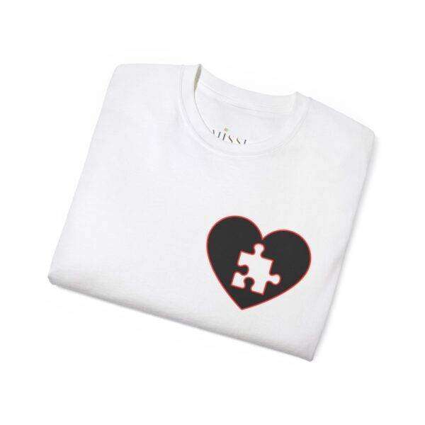 New Woman Couple Puzzle Love Tee - Image 11