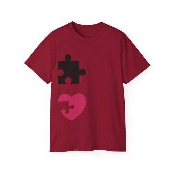 Amazing Man Couple Puzzle Love Tee - Image 79