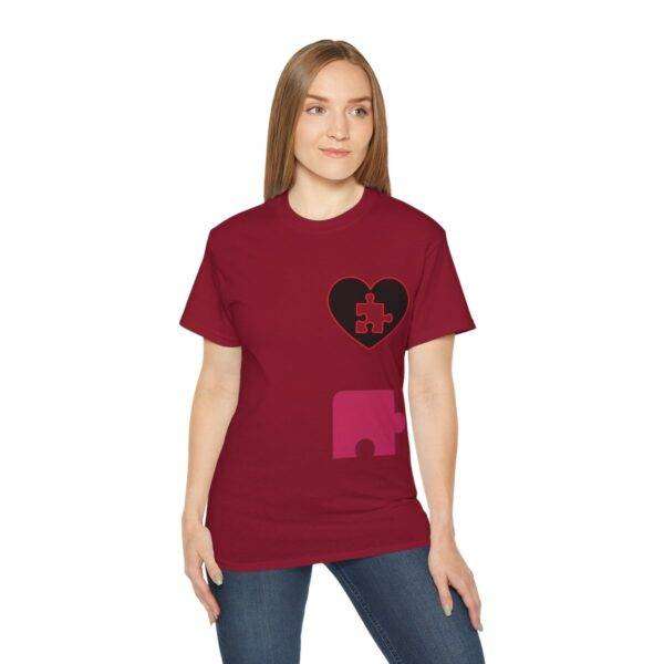 New Woman Couple Puzzle Love Tee - Image 49