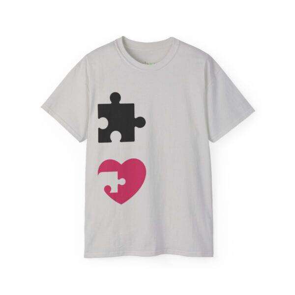 Amazing Man Couple Puzzle Love Tee - Image 2