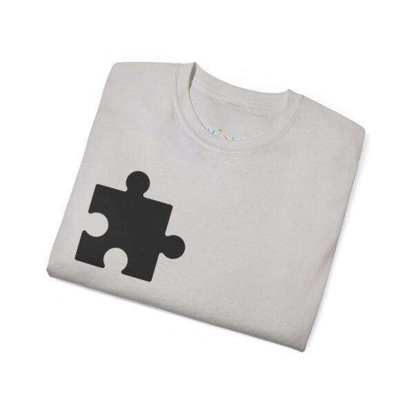 Amazing Man Couple Puzzle Love Tee - Image 5
