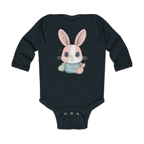 Infant Long Sleeve Baby Rabbit Bodysuit - Image 6