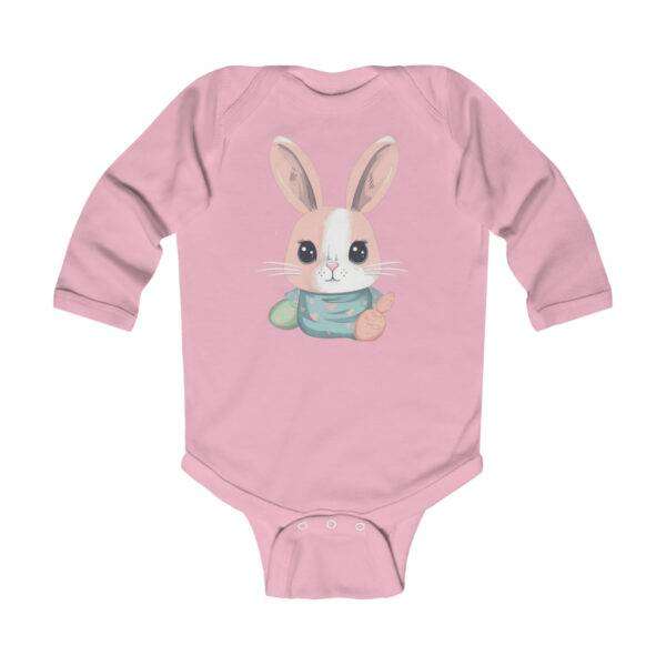 Infant Long Sleeve Baby Rabbit Bodysuit - Image 8
