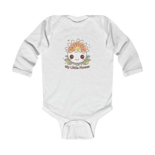 My Little Flower Infant Long Sleeve Bodysuit - Image 5