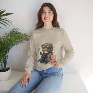 Woman Military Love Teddy Sweatshirt