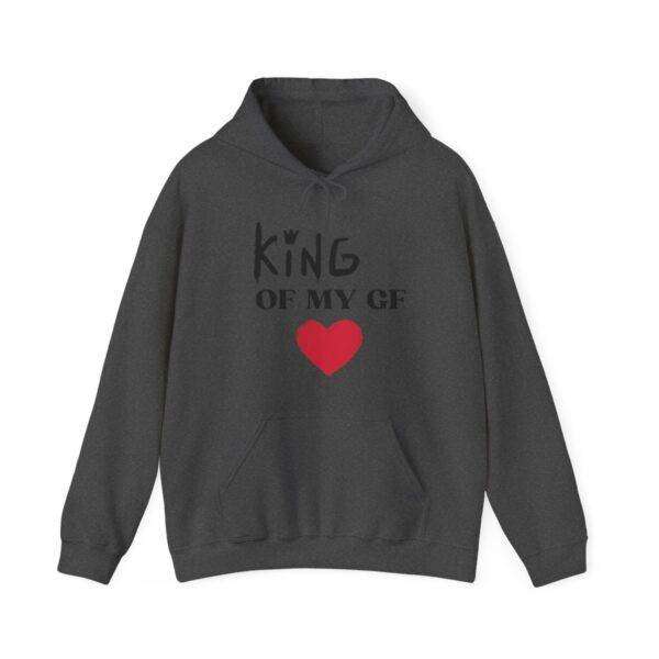 Men's 'King Heart' Hooded Sweatshirt - Image 38