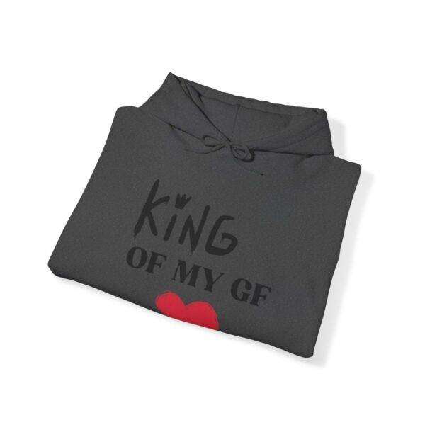 Men's 'King Heart' Hooded Sweatshirt - Image 40
