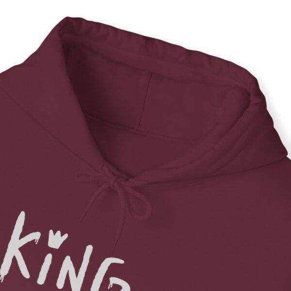 Men's 'King Heart' Hooded Sweatshirt - Image 34
