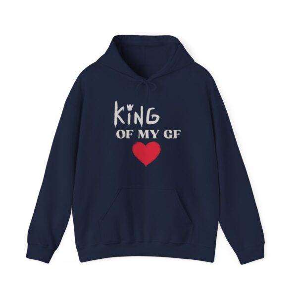 Men's 'King Heart' Hooded Sweatshirt - Image 2