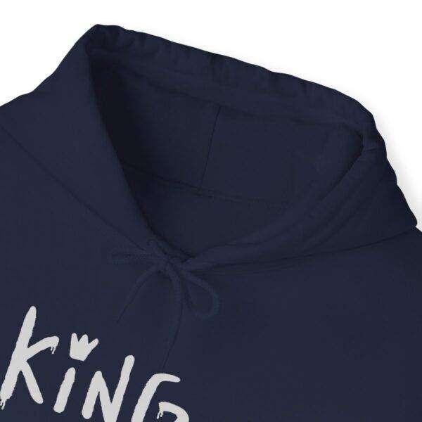 Men's 'King Heart' Hooded Sweatshirt - Image 5