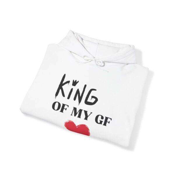 Men's 'King Heart' Hooded Sweatshirt - Image 10