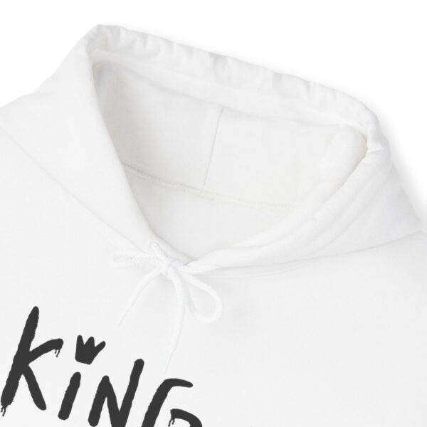 Men's 'King Heart' Hooded Sweatshirt - Image 11