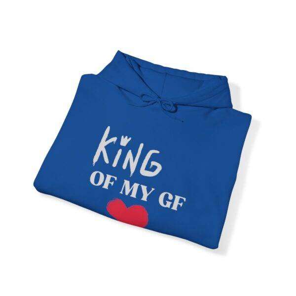 Men's 'King Heart' Hooded Sweatshirt - Image 61